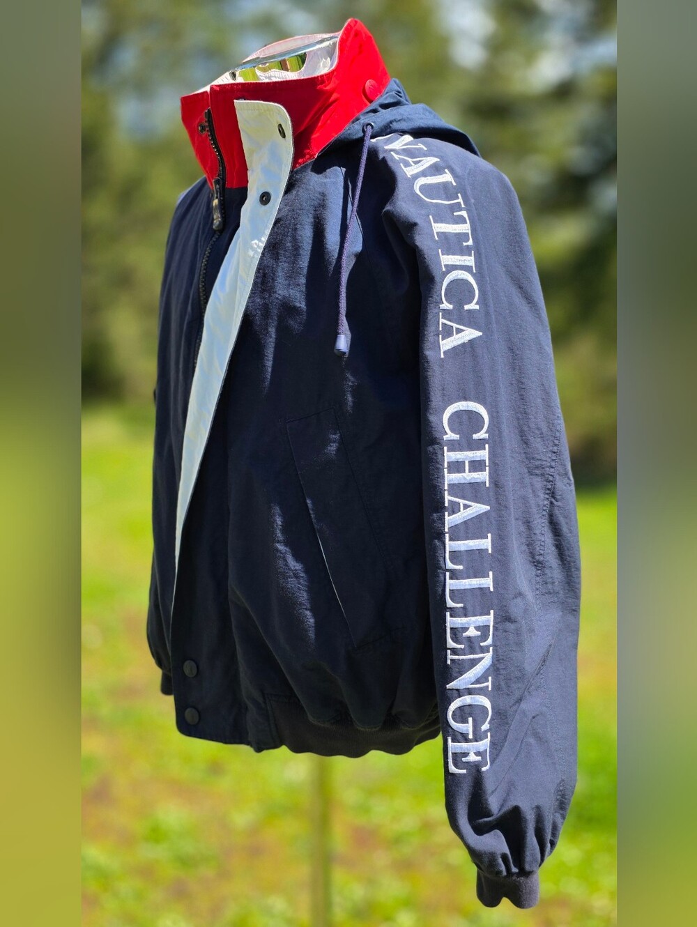Vintage Nautica Challenge J Class Sailing Jacket Windbreaker 90s Vntg OG Mens XL